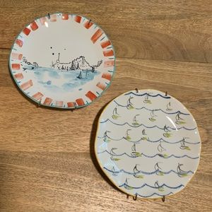Anthropologie Dessert Plate Set